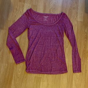American Eagle Favorite Long Sleeve Tee Scoop Neck